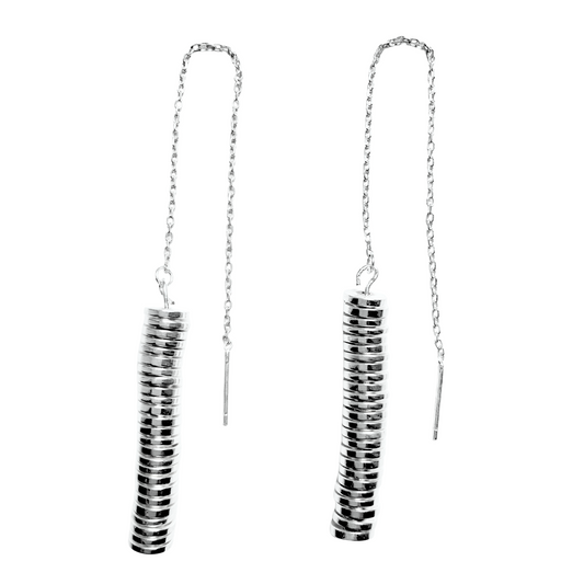 HEMATITE ROUND THREADERS