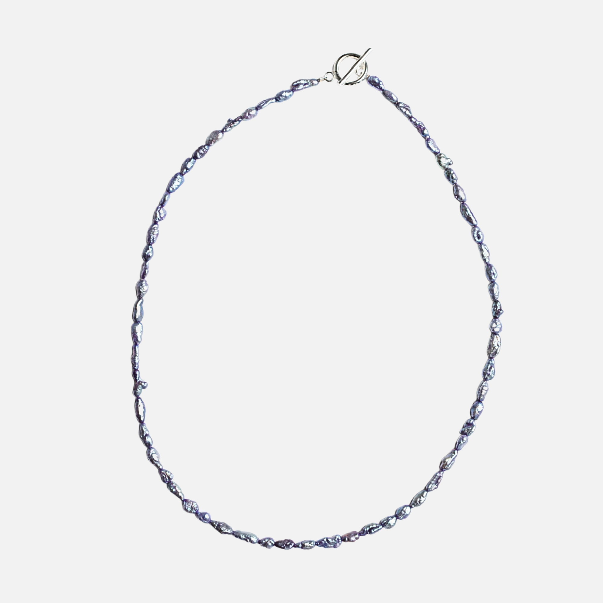 VINTAGE JAPANESE PURPLE PEARL NECKLACE - My Store