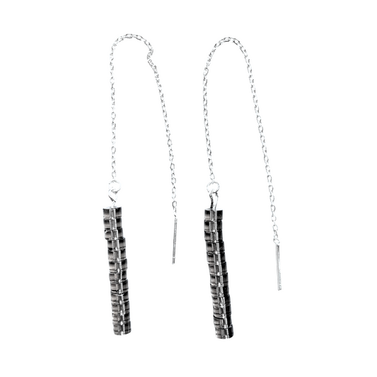 SMOKY QUARTZ THREADERS
