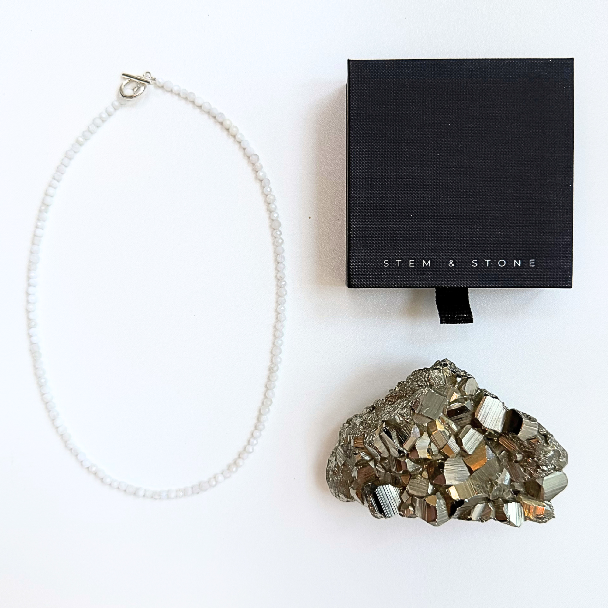 Moonstone Toggle Necklace - My Store