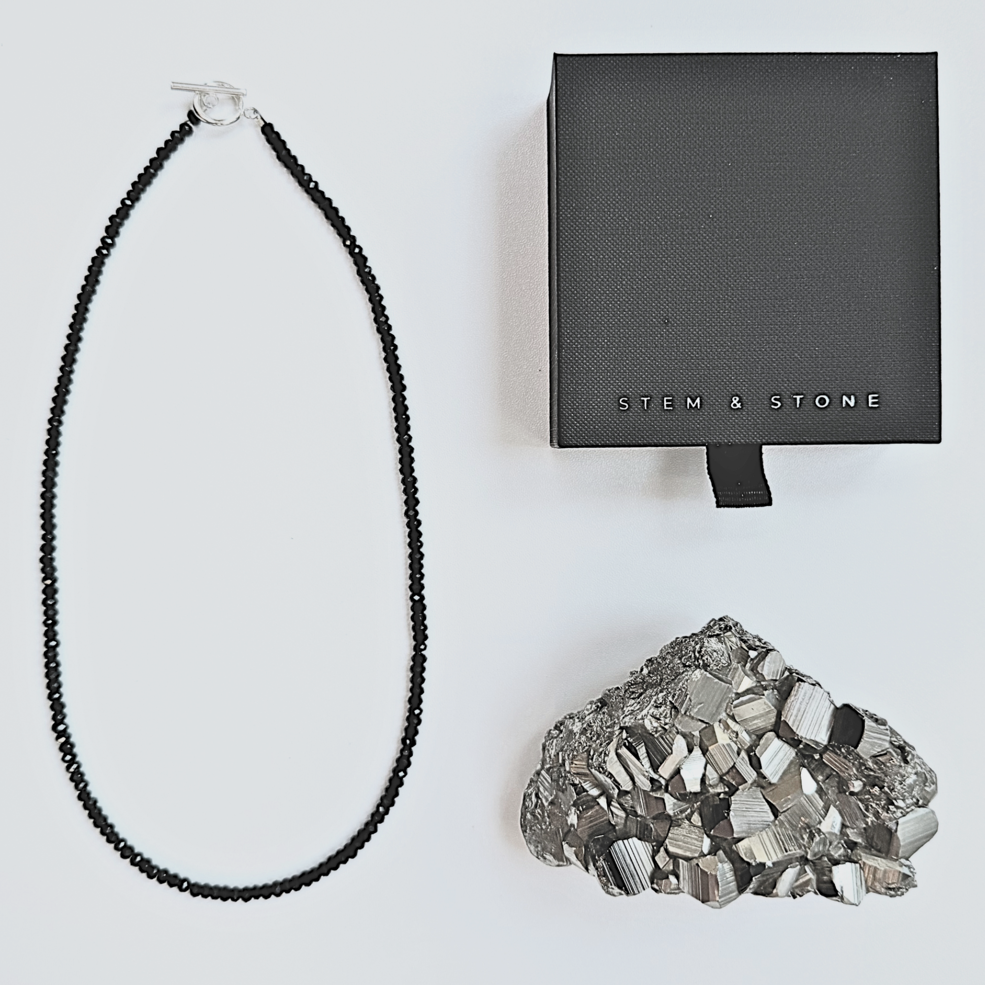 BLACK OBSIDIAN NECKLACE