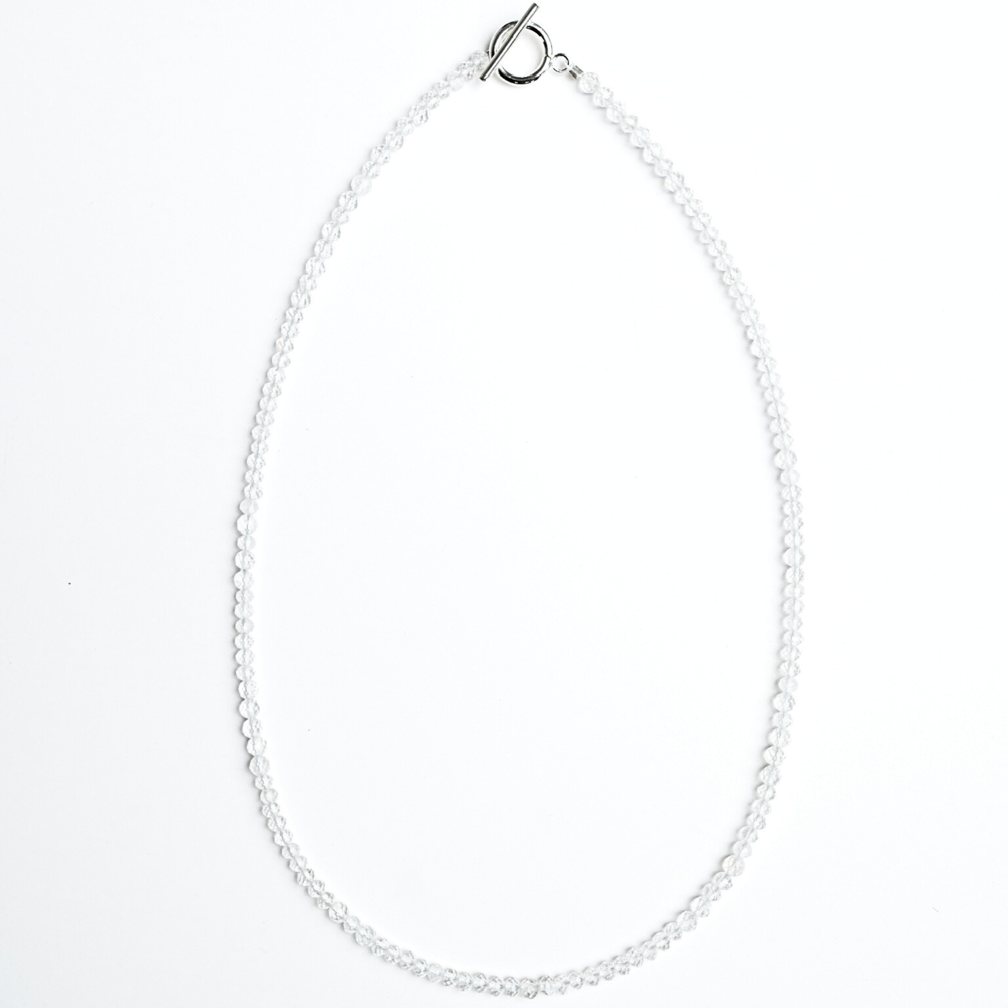 WHITE QUARTZ TOGGLE NECKLACE - My Store