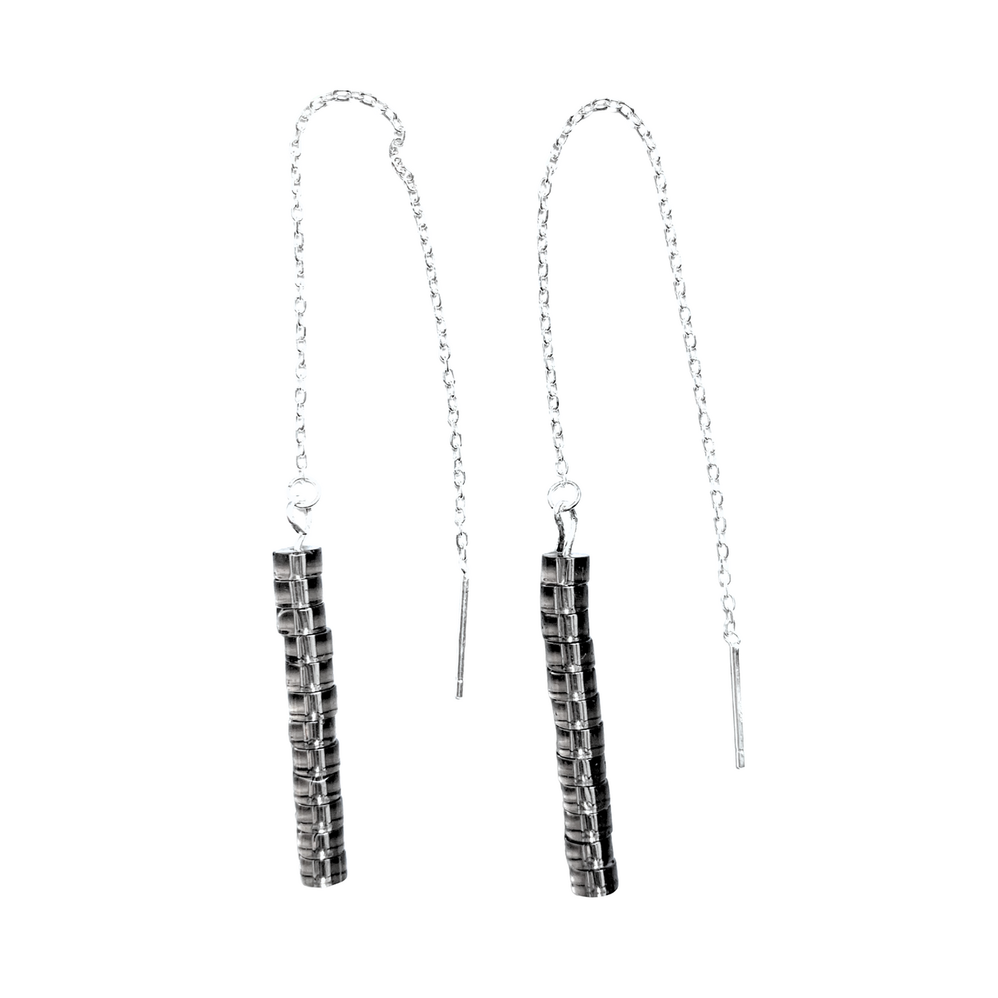 SMOKY QUARTZ THREADERS