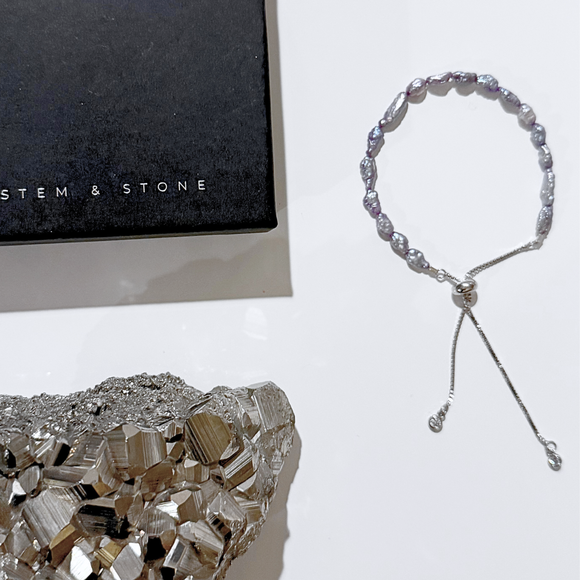 VINTAGE PURPLE  PEARL ADJUSTABLE BRACELET - My Store