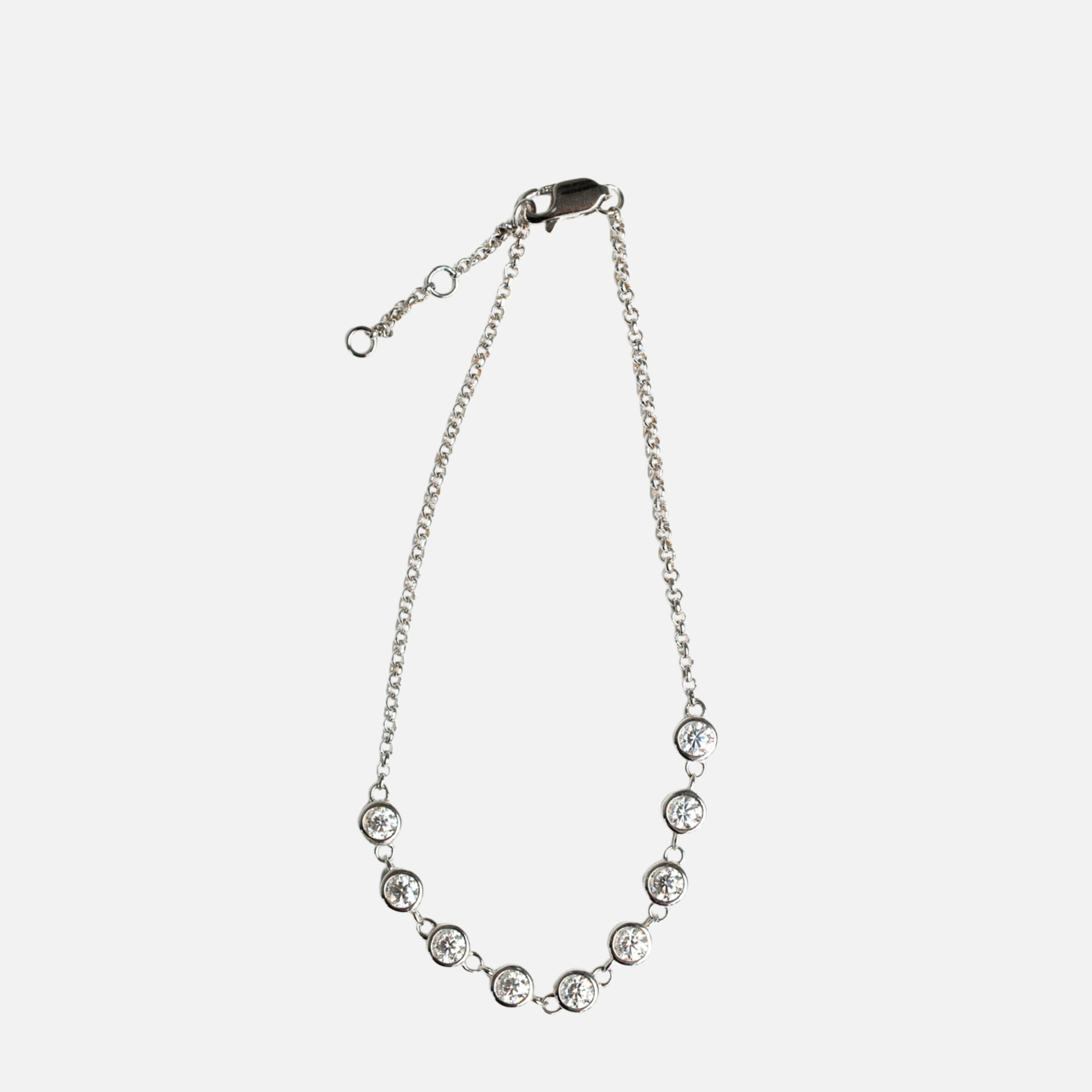 MOISSANITE MULTI-STONE BANGLE - My Store