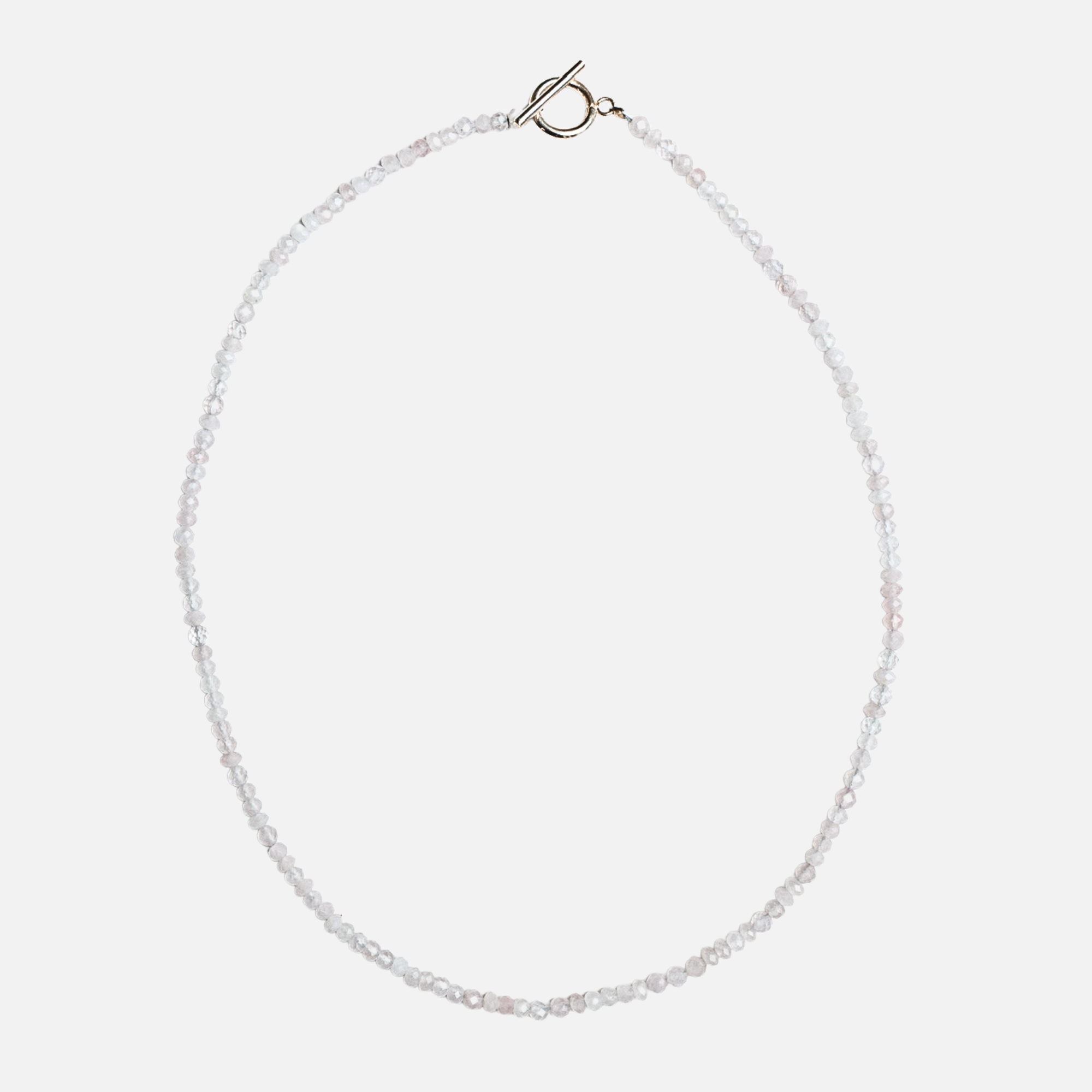 ROSE QUARTZ TOGGLE NECKLACE - My Store