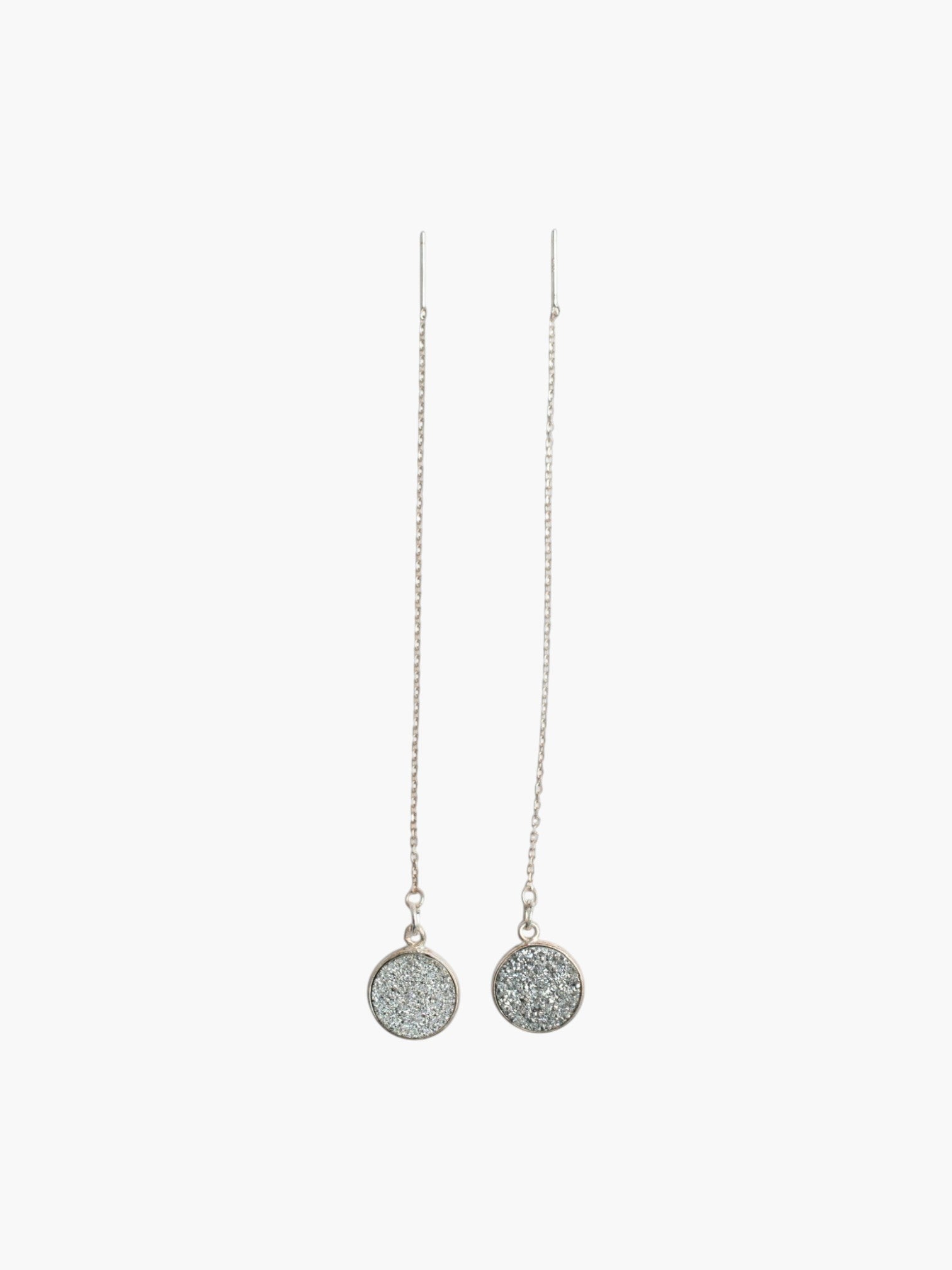 SILVER DRUZY THREADER - My Store