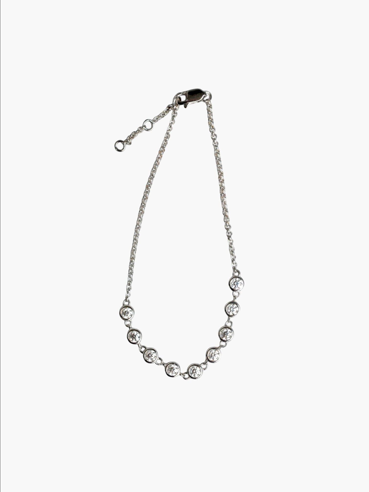 MOISSANITE MULTI-STONE BANGLE - My Store